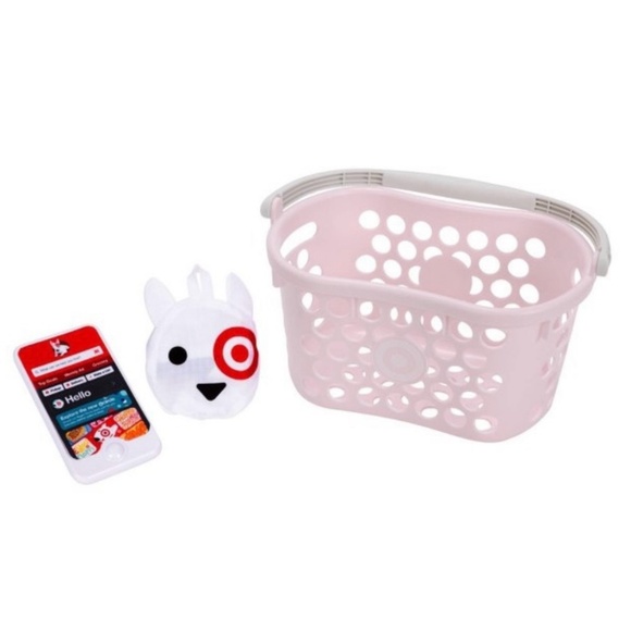 NWT Viral Pink Target Toy Shopping Basket - Picture 1 of 3